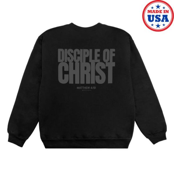 2819 Store Merch Disciple Of Christ Black Crew