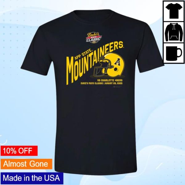 Duke’s Mayo Classic Merch Store 2025 Duke’s Mayo Classic App State Black Shirt