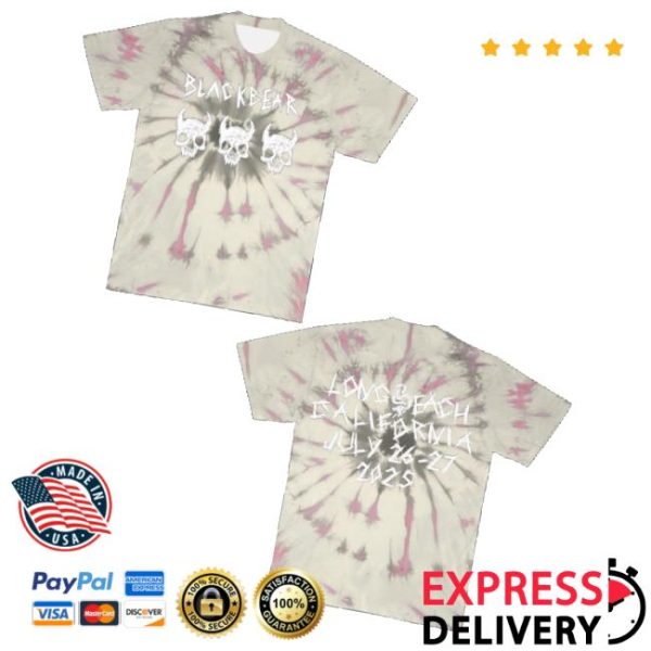 Beartrap Merch Store Death Metal Pink Dyed Tee