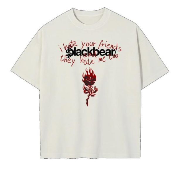 Beartrap Merch Store Burning Rose Tee