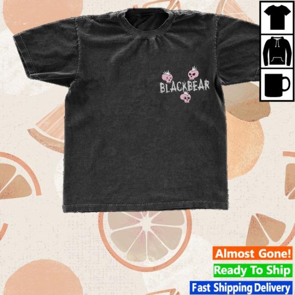 Beartrap Merch Store Vintage Long Beach Pink Skull Tee