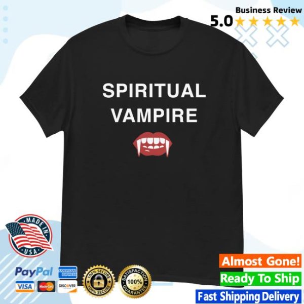 King Dude Store Merch Spiritual Vampire Unisex Heavyweight T-Shirt