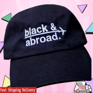 Blackandabroad Store Merch Black &Abroad Signature Dad Hat