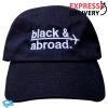 kenny blackandabroad store merch black abroad signature dad hat