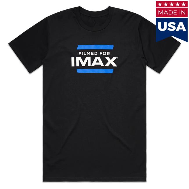 Imax Store Merch The Filmed For Imax® Tee - Newest Fashion Trends