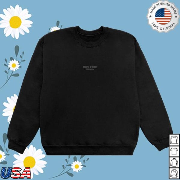 2819 Church Store Merch Disciple Of Christ Black Crew