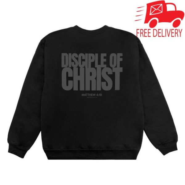 2819 Church Store Merch Disciple Of Christ Black Crew
