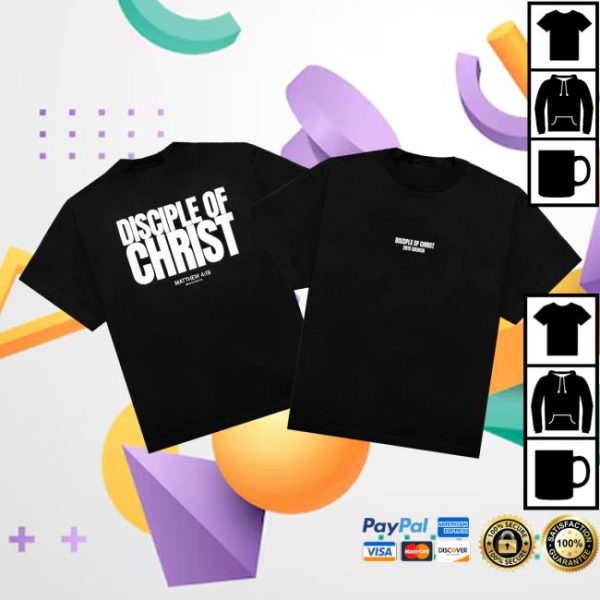 2819 Church Store Merch Disciple Of Christ Black Tee
