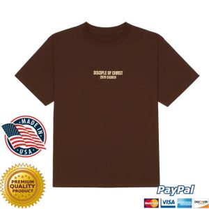 2819 Church Store Merch Disciple Of Christ Brown Tee