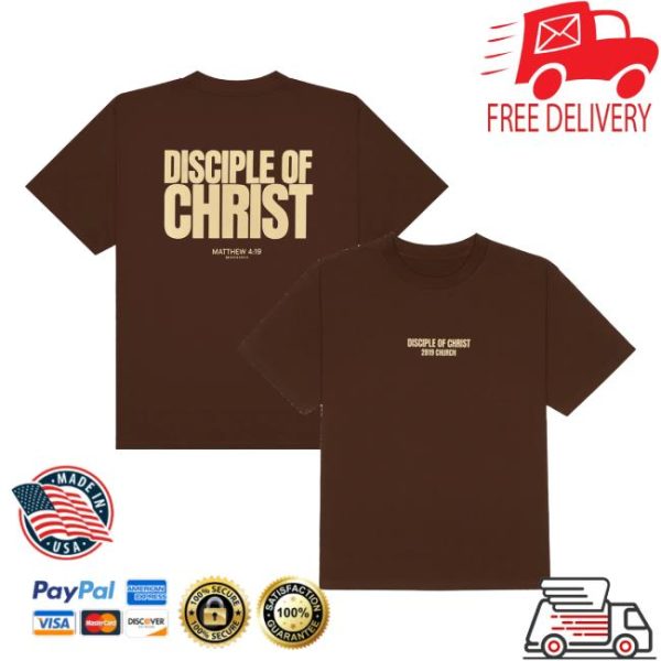 2819 Church Store Merch Disciple Of Christ Brown Tee