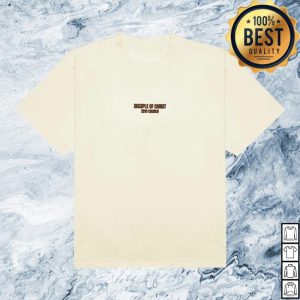 2819 Church Store Merch Disciple Of Christ Cream Brown Tee
