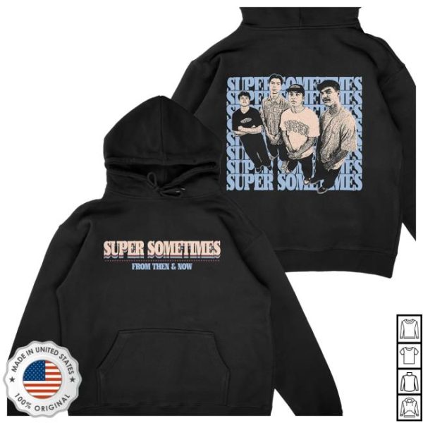 Pure Noise Store Merch Super Sometimes From Then & Now Black Hoodie