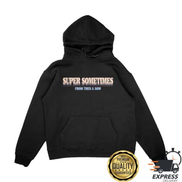 Pure Noise Store Merch Super Sometimes From Then & Now Black Hoodie