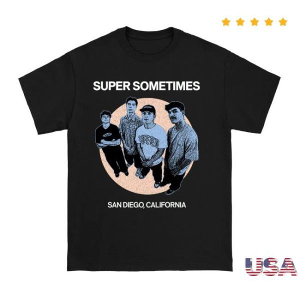 Pure Noise Store Merch Super Sometimes Promo Black Tee