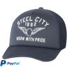 kenny steel city store merch worn with pride hat