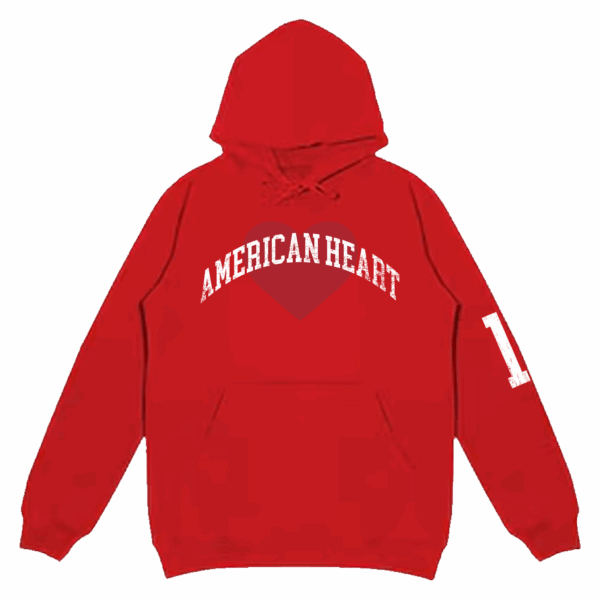 Benson Boone Merch Store Shop American Heart Rose Red Hoodie