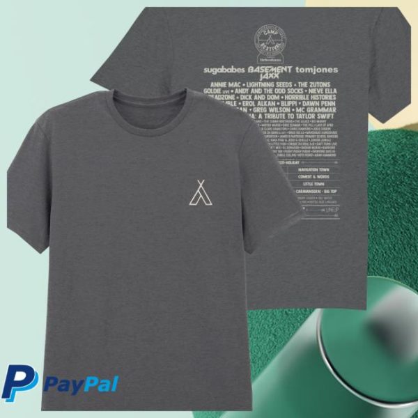 Camp Bestival Store Merch Camp Bestival 2025 Charcoal T-Shirt