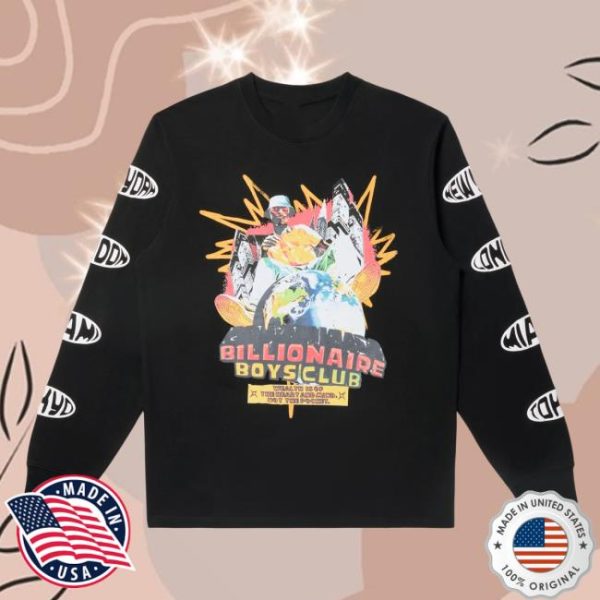 Billionaire Boys Club Store Merch Heart Mind Dance Long-Sleeve Tee