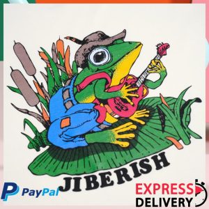 Jiberish Store Merch Banjo Frog Supima Natural Shirt
