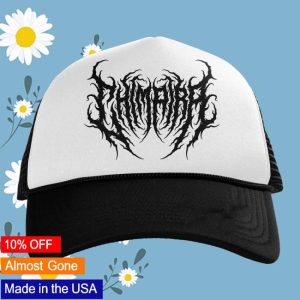 Chimaira Merch Store Shop Death Metal Trucker Hat Black White