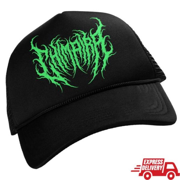 Chimaira Merch Store Shop Death Metal Trucker Hat Black