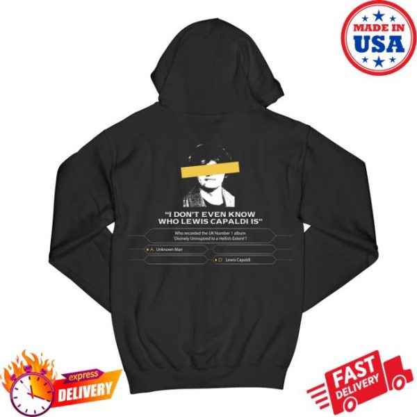 Lewis Capaldi Merch Store Shop Who Is Lewis Capaldi Hoodie