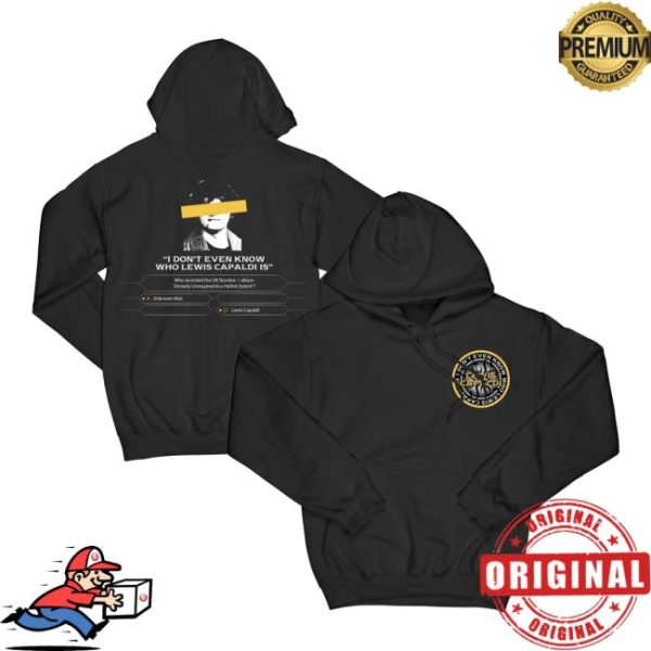 Lewis Capaldi Merch Store Shop Who Is Lewis Capaldi Hoodie