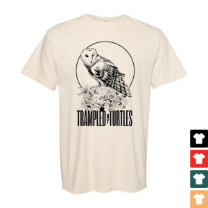 Trampled By Turtles Merch Store Shop Owl Tee Ivory