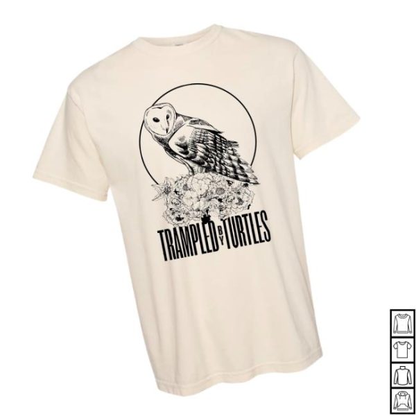 Trampled By Turtles Merch Store Shop Owl Tee Ivory