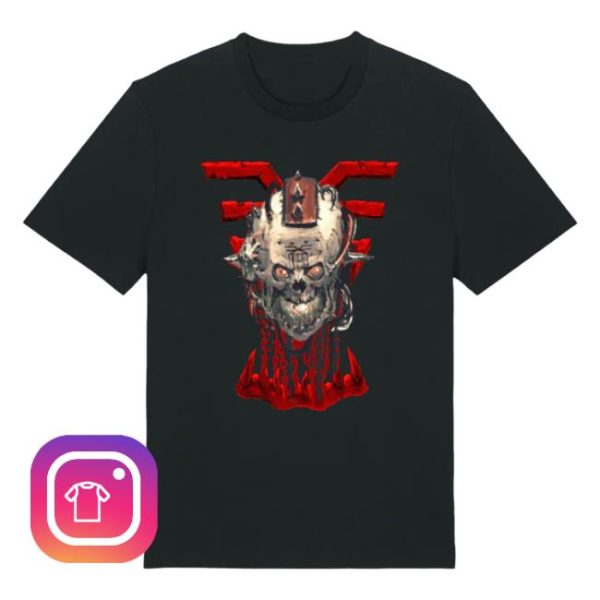 Warhammer Store Merch World Eaters Skull Logo T Shirt