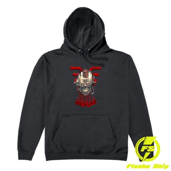 Warhammer Store Merch World Eaters Skull Logo Hoodie