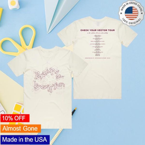 Pretty Lights Music Store Merch Check Your Vector Tour White Tee
