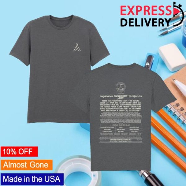 Camp Bestival Merch Store Shop Camp Bestival 2025 T-Shirt Charcoal