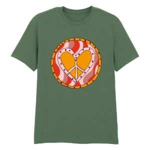 Camp Bestival Merch Store Shop Camp Bestival T-Shirt Peace Heart