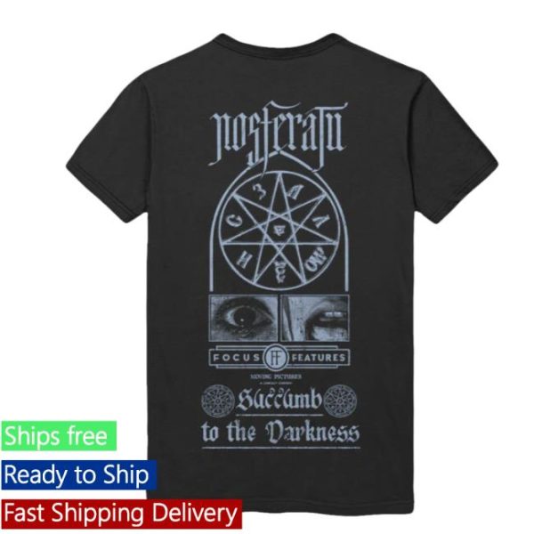 Gutter Garbs Store Merch Nosferatu Darkness Dark Grey T-Shirt