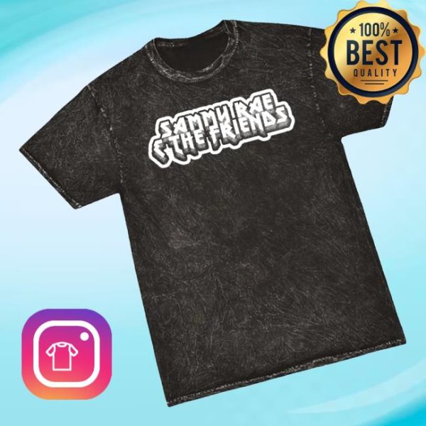 Bandwear Merch Store Sammy Rae Friends With Ya Mineral Wash Tee