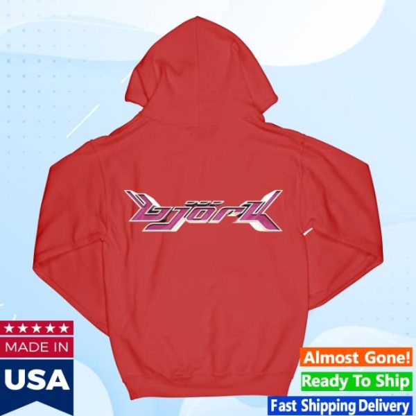 Bjork Store Merch Army Of Me Red Hoodie