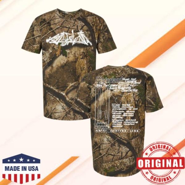 Hinterland Music Festival Merch Store Shop Camo Tee