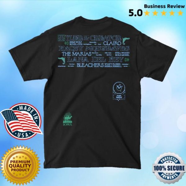 Hinterland Music Festival Merch Store Shop Lineup Tee