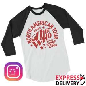 The Who Store Merch The Song Is Over Tour Raglan