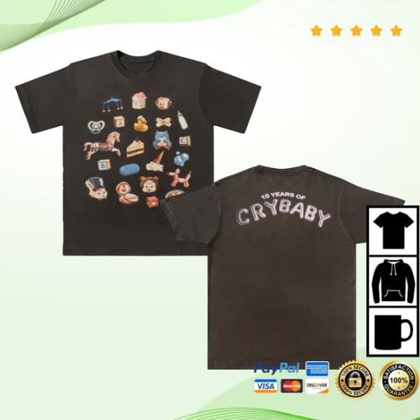 Melanie Martinez Merch Store Shop Anniversary Collage T-Shirt