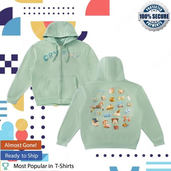 Melanie Martinez Merch Store Shop Anniversary Collage Zip Up