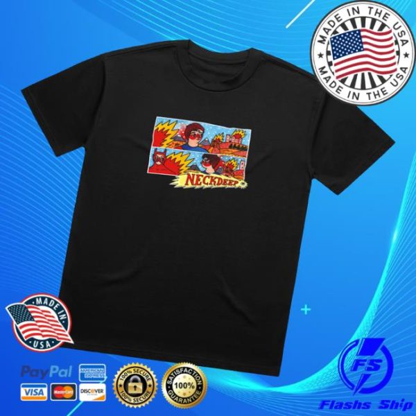 Neck Deep Store Merch Shop Lnotgy 10 Year Tee Black