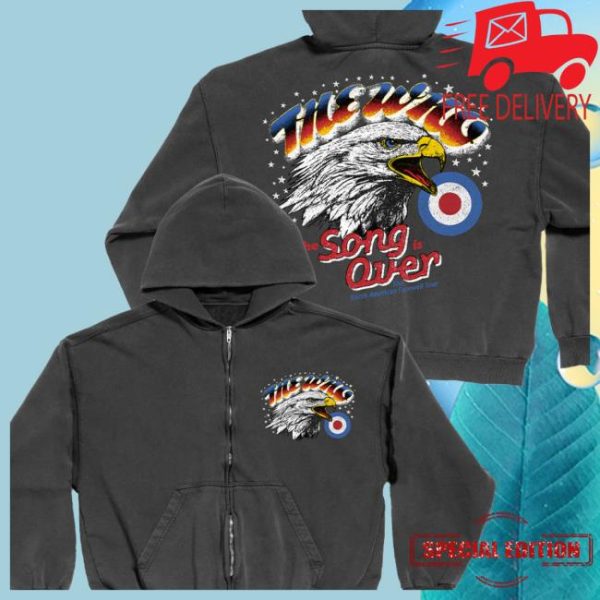 The Who Store Merch The Song Is Over Zip Hoodie