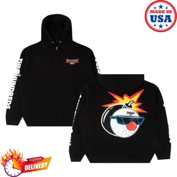 The Hundreds Merch Adam Bomb X Foos Gone Wild Fgw Zip-Up Hoodie