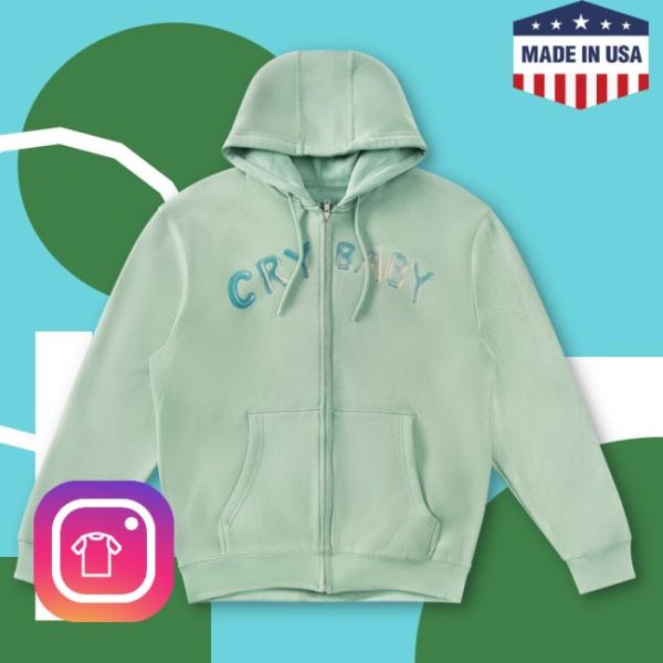 Melanie Martinez Store Merch Anniversary Collage Zip Up Hoodie