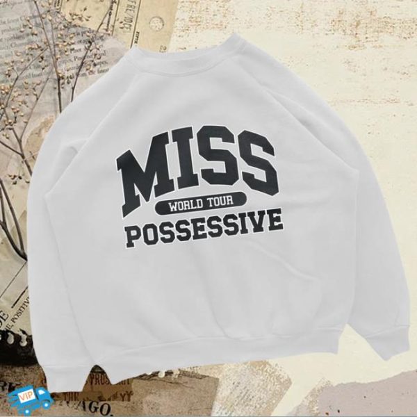 Tate Mcrae Store Merch Miss Possessive Crewneck Sweatshirt