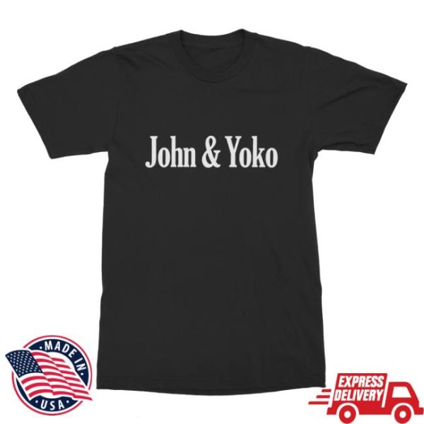 John Lennon Store Merch John And Yoko Power To The People T-Shirt