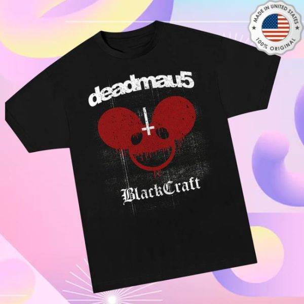 Blackcraftcult Store Merch Deadmau5 X Blackcraft Blood Mau5 T-Shirt
