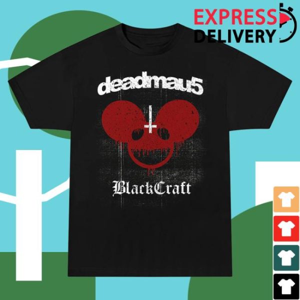 Blackcraftcult Store Merch Deadmau5 X Blackcraft Blood Mau5 T-Shirt
